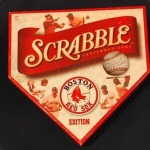 Hasbro Red and White Boston Red Sox Scrabble